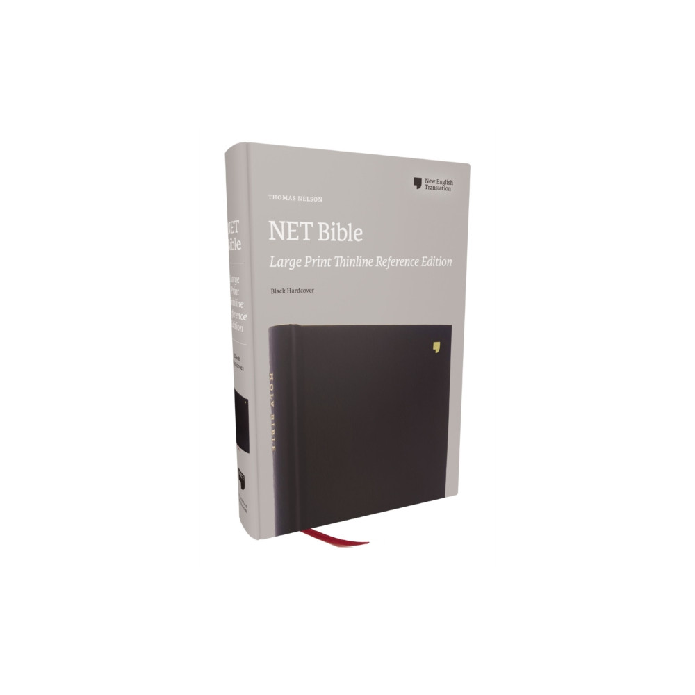 Produktbild för NET Bible, Large Print Thinline with Cross References, Hardcover, Comfort Print (Thumb Indexed) (inbunden, eng)
