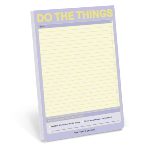 Knock Knock Knock Knock Do the Things Pad (Pastel Version)