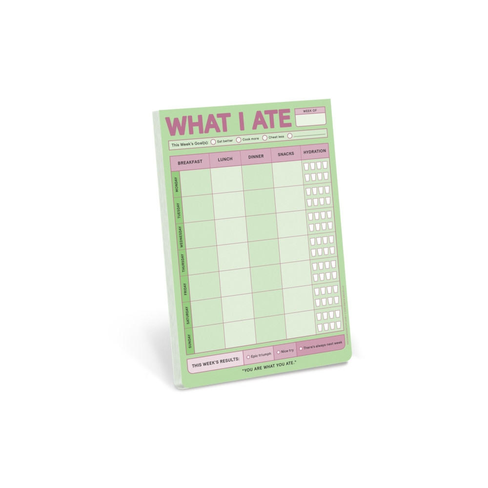 Produktbild för Knock Knock What I Ate Pad (Pastel Version)