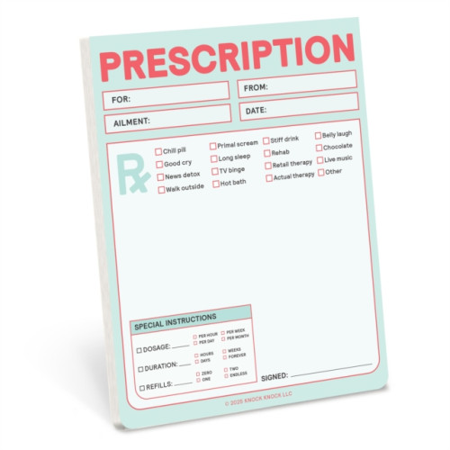 Knock Knock Knock Knock Prescription Nifty Note (Pastel Version)