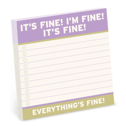 Knock Knock Knock Knock It’s Fine Large Sticky Notes (4x4in)