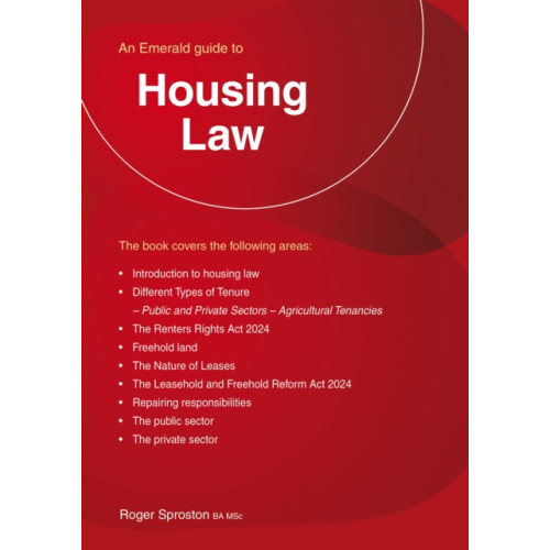 Straightforward Publishing An Emerald Guide to Housing Law (häftad, eng)
