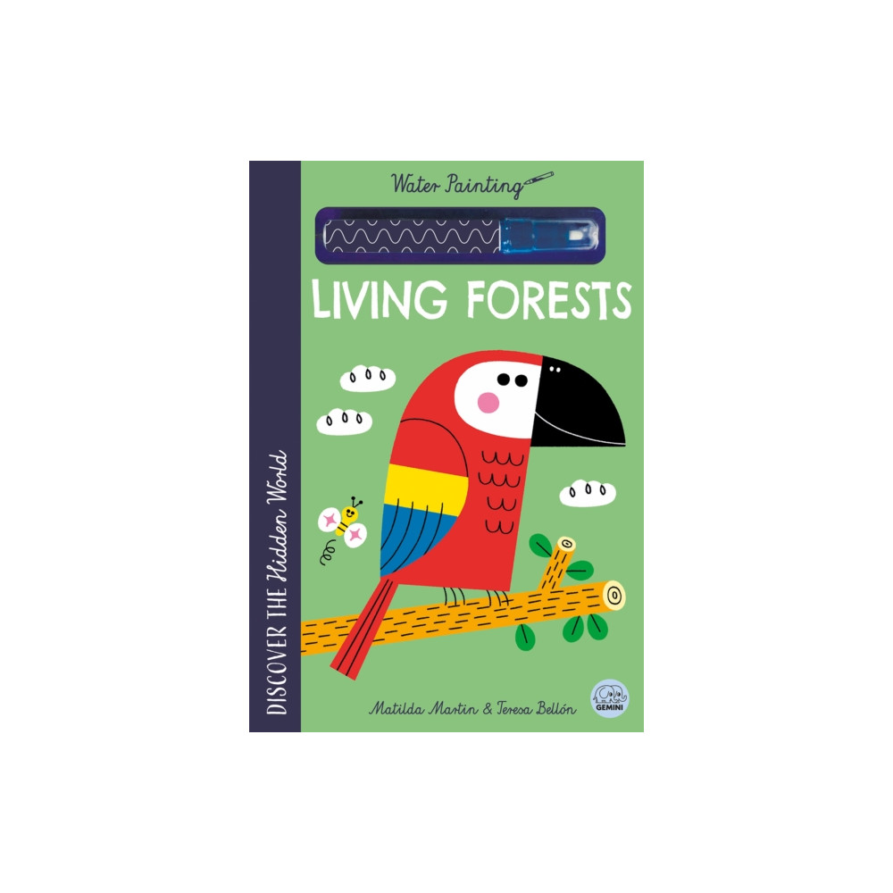 Produktbild för Hidden World - Water Painting Living Forests (bok, spiral, eng)