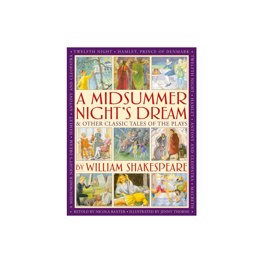 Produktbild för A Midsummer's Night Dream & Other Classic Tales of the Plays by William Shakespeare (inbunden, eng)