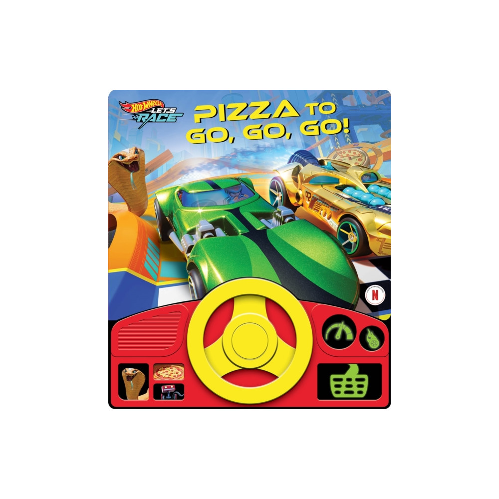 Produktbild för Hot Wheels Let's Race: Pizza to Go, Go, Go! Sound Book (bok, board book, eng)