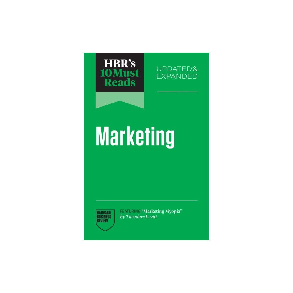 Produktbild för HBR's 10 Must Reads on Marketing, Updated and Expanded (featuring "Marketing Myopia" by Theodore Levitt) (häftad, eng)