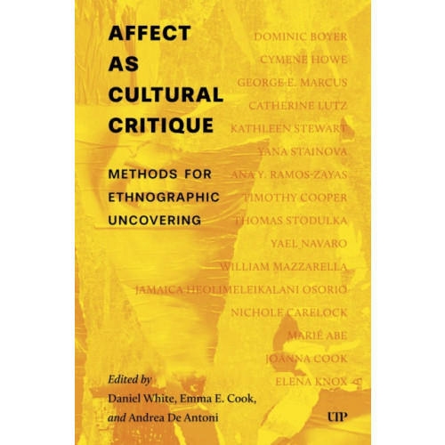 University of Toronto Press Affect As Cultural Critique (häftad, eng)