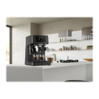 Produktbild för De'Longhi Stilosa EC235.BK - kaffemaskin med mjölkskummare - 15 bar - svart