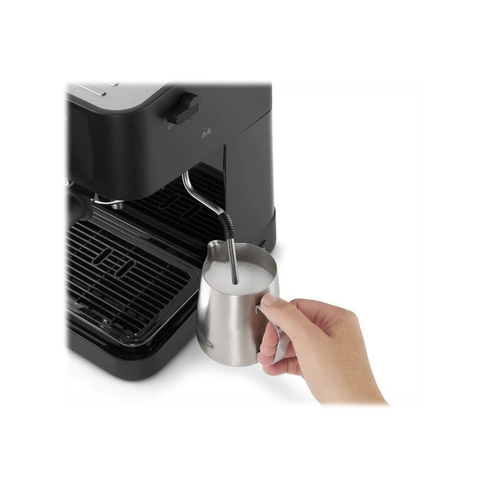Produktbild för De'Longhi Stilosa EC235.BK - kaffemaskin med mjölkskummare - 15 bar - svart