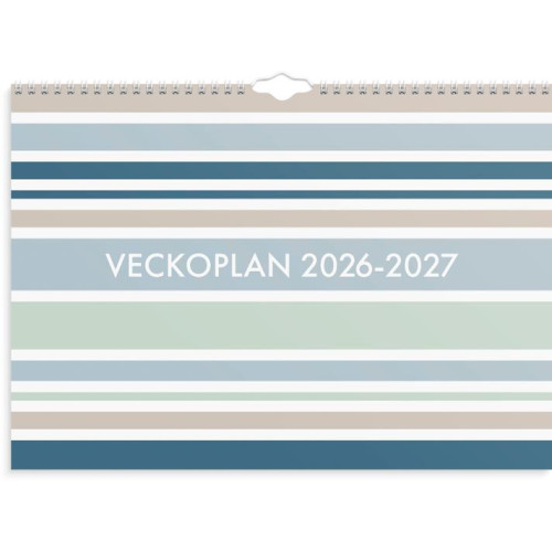 Burde Väggkalender Veckoplan 26/27