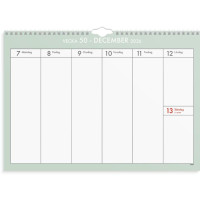 Produktbild för Väggkalender Veckoplan 26/27
