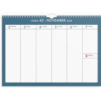 Produktbild för Väggkalender Veckoplan 26/27