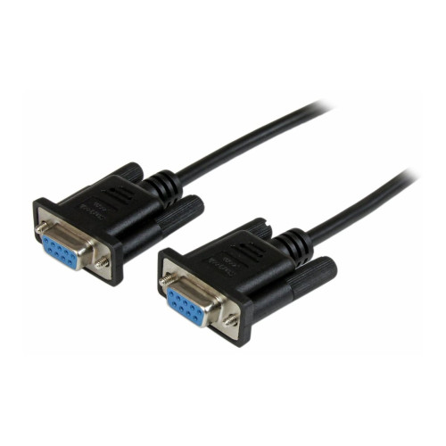 StarTech.com StarTech.com 1 m svart DB9 RS232 seriell nollmodemskabel F/F - nollmodemkabel - DB-9 till DB-9 - 1 m