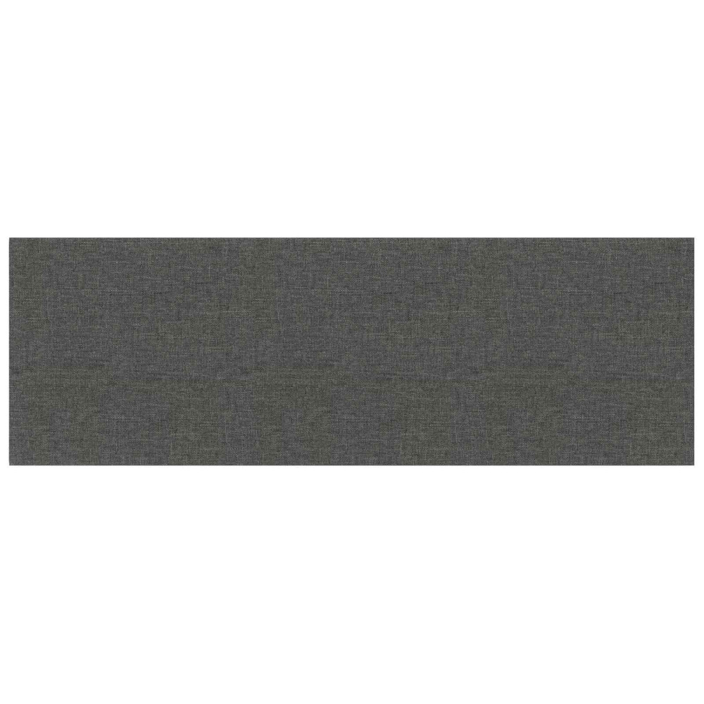 Produktbild för Väggsänggavel 12 pcs Mörkgrå 90 x 30 cm tyg