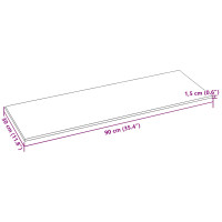 Produktbild för Väggsänggavel 12 pcs Mörkgrå 90 x 30 cm tyg