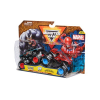 Produktbild för Monster Jam 1:64 Marvel 2-pack