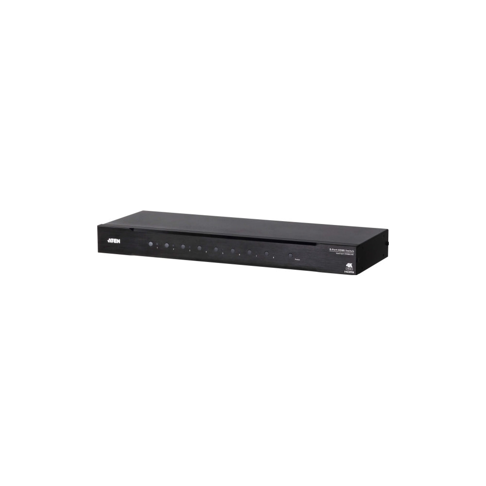 Produktbild för ATEN VanCryst VS0801HB 8-Port True 4K HDMI Switch - video-/ljudomkopplare - 8 portar - rackmonterbar