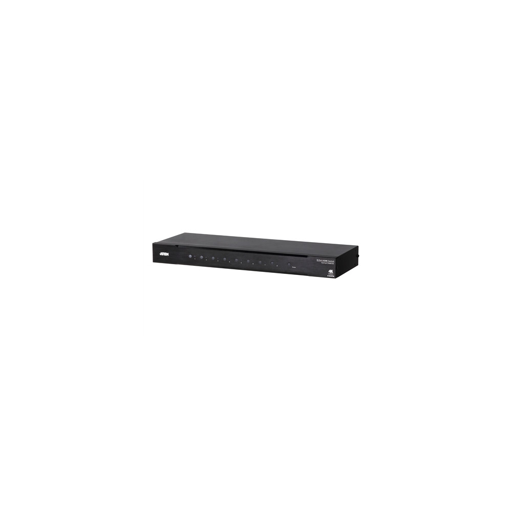 Produktbild för ATEN VanCryst VS0801HB 8-Port True 4K HDMI Switch - video-/ljudomkopplare - 8 portar - rackmonterbar