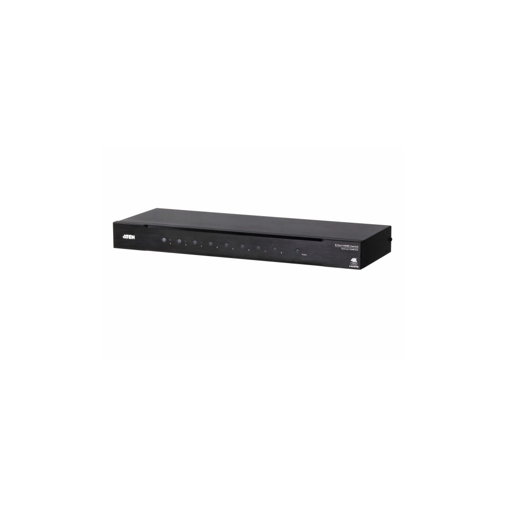 Produktbild för ATEN VanCryst VS0801HB 8-Port True 4K HDMI Switch - video-/ljudomkopplare - 8 portar - rackmonterbar