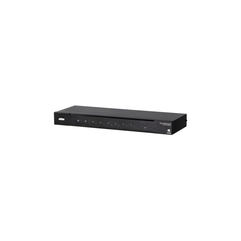Produktbild för ATEN VanCryst VS0801HB 8-Port True 4K HDMI Switch - video-/ljudomkopplare - 8 portar - rackmonterbar