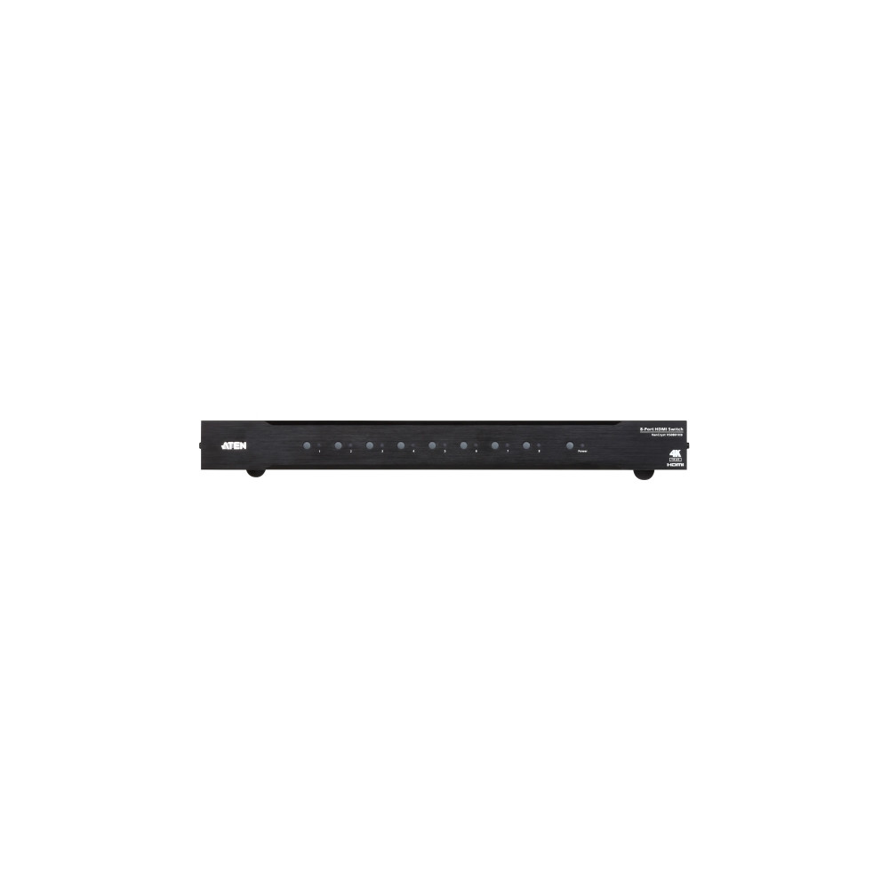 Produktbild för ATEN VanCryst VS0801HB 8-Port True 4K HDMI Switch - video-/ljudomkopplare - 8 portar - rackmonterbar