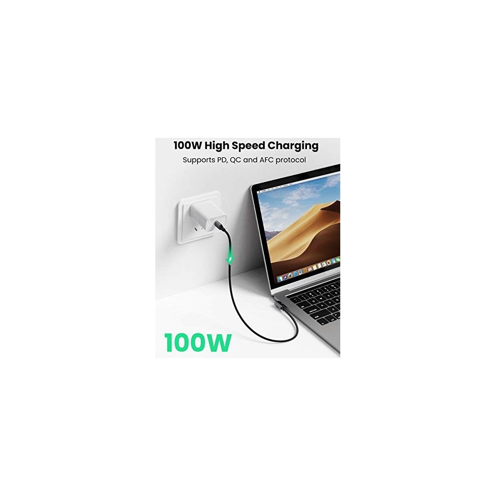 Produktbild för Ugreen - USB typ C-kabel - USB-C till USB-C - 1 m