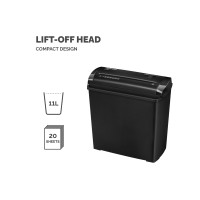 Produktbild för Fellowes Powershred P-25S - dokumentförstörare