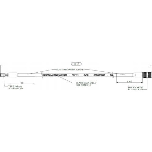 Panorama Adapter AV Panorama Antennas SMA SOCKET (f)