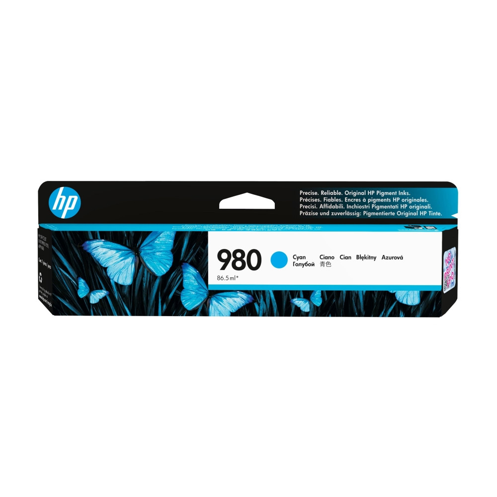 Produktbild för HP 980 - cyan - original - bläckpatron