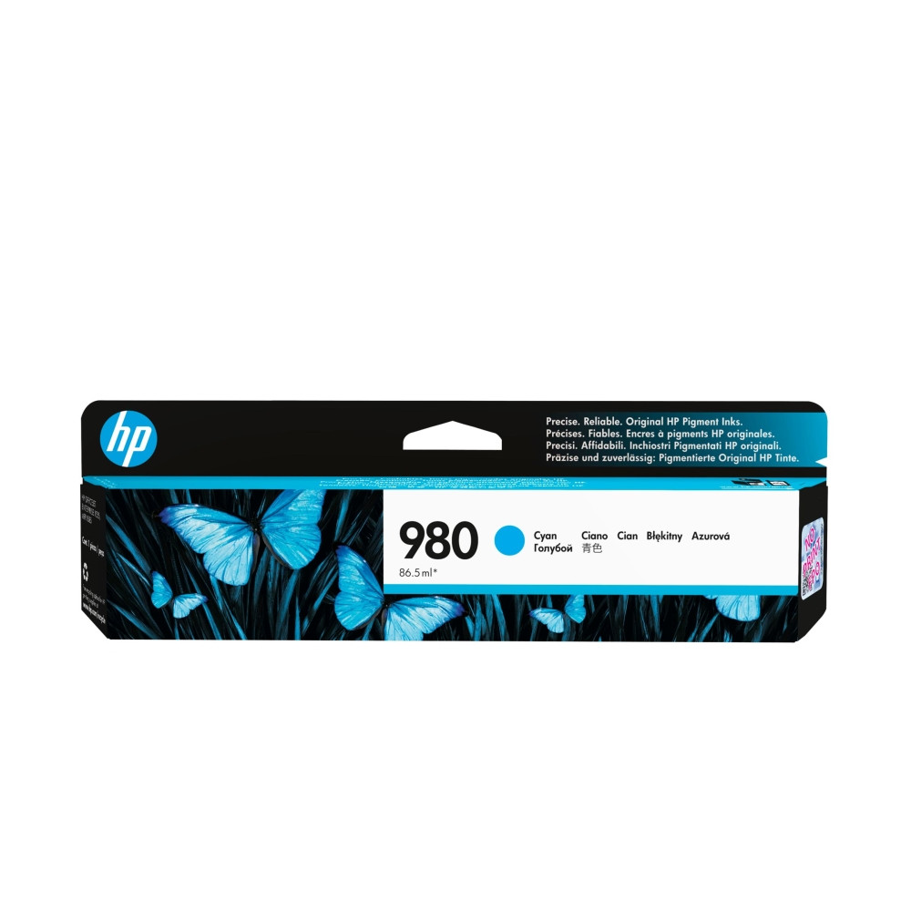 Produktbild för HP 980 - cyan - original - bläckpatron