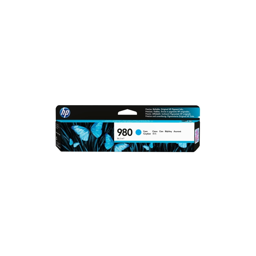 Produktbild för HP 980 - cyan - original - bläckpatron