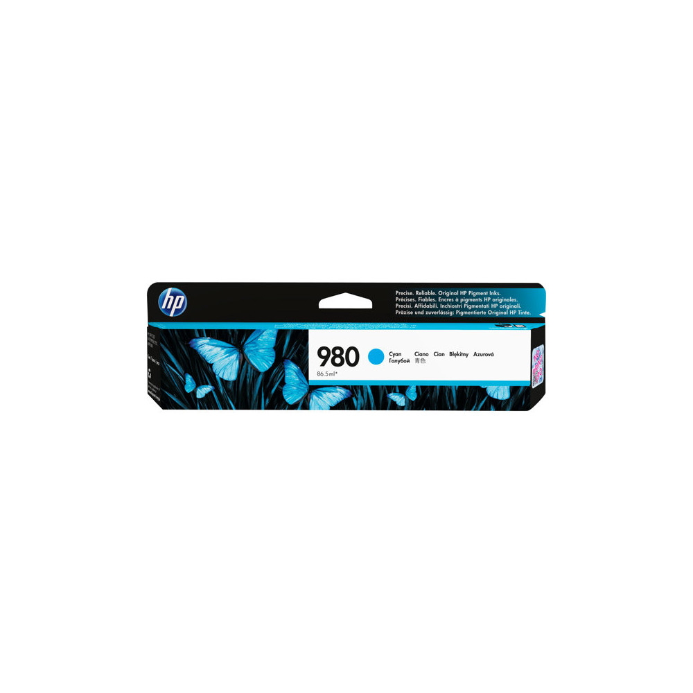 Produktbild för HP 980 - cyan - original - bläckpatron
