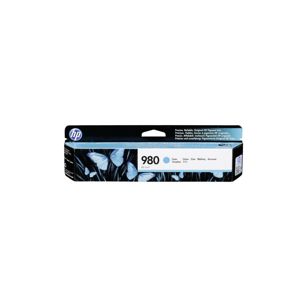 Produktbild för HP 980 - cyan - original - bläckpatron