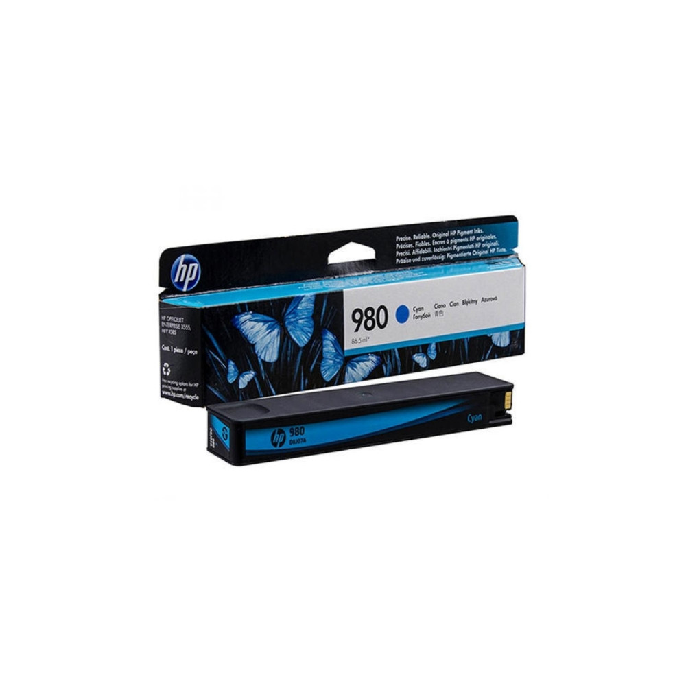Produktbild för HP 980 - cyan - original - bläckpatron