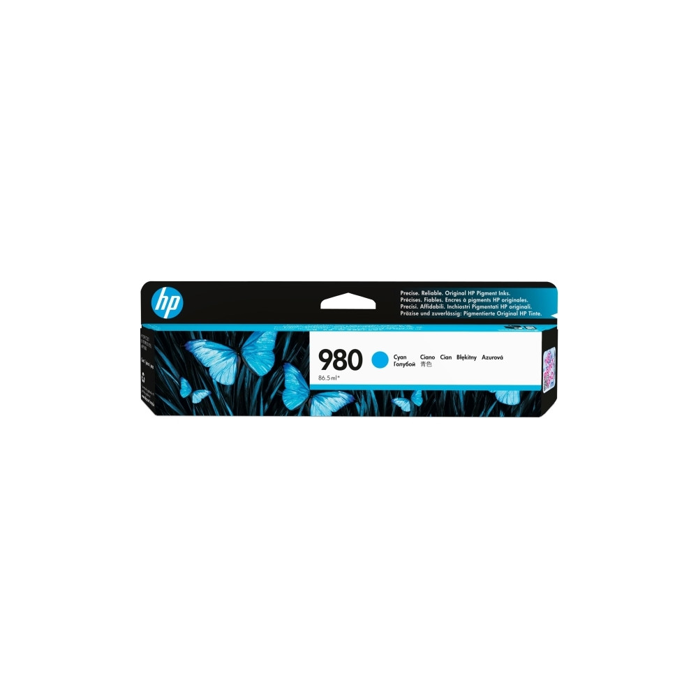 Produktbild för HP 980 - cyan - original - bläckpatron
