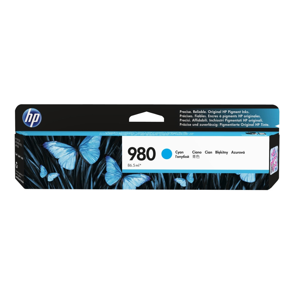 Produktbild för HP 980 - cyan - original - bläckpatron