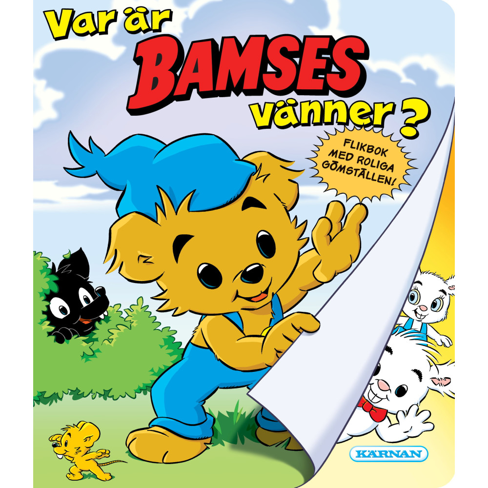Produktbild för Var är Bamses vänner? (bok, board book)