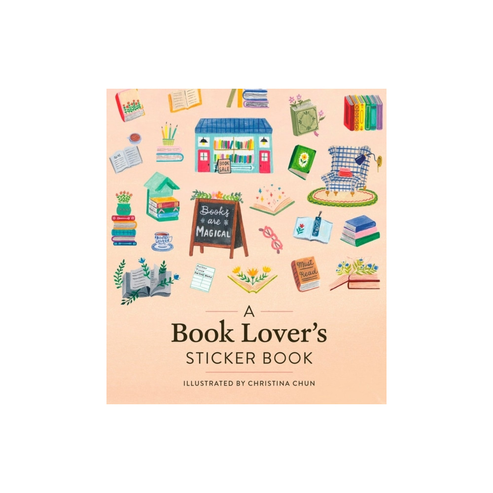 Produktbild för A Book Lover's Sticker Book (inbunden, eng)