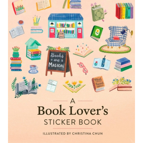 Workman Publishing A Book Lover's Sticker Book (inbunden, eng)