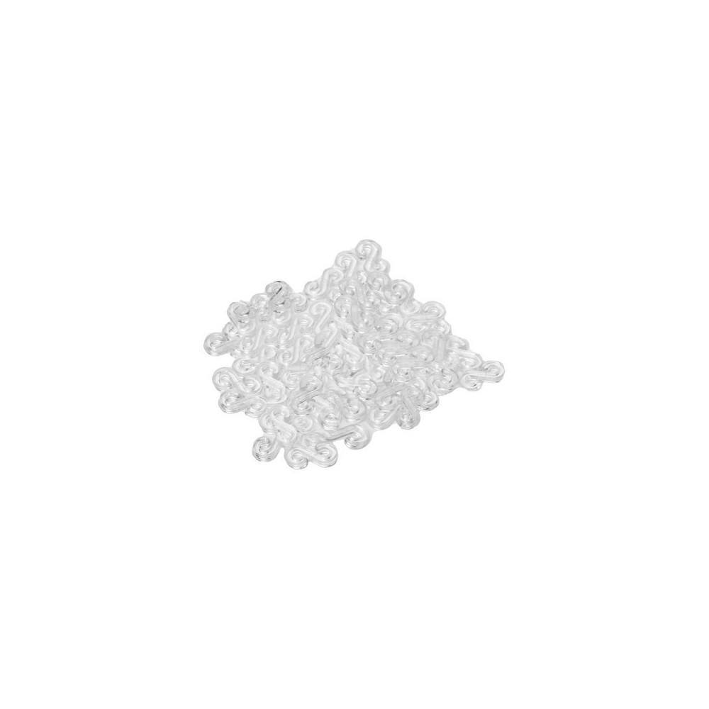 Produktbild för Plastclips S-krok 60/fp