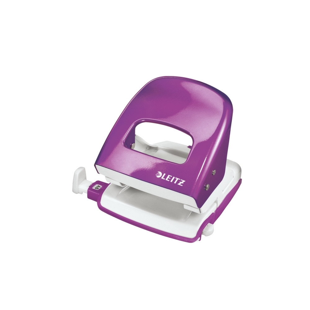 Produktbild för Leitz WOW NeXXt 5008 - hålslag - 30 ark - 2 hål - metall - violettmetallic
