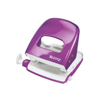 Produktbild för Leitz WOW NeXXt 5008 - hålslag - 30 ark - 2 hål - metall - violettmetallic