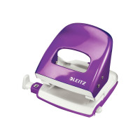 Produktbild för Leitz WOW NeXXt 5008 - hålslag - 30 ark - 2 hål - metall - violettmetallic