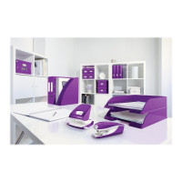 Produktbild för Leitz WOW NeXXt 5008 - hålslag - 30 ark - 2 hål - metall - violettmetallic