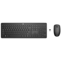 Produktbild för HP 235 - sats med tangentbord och mus full size - svart - Smart Buy Inmatningsenhet