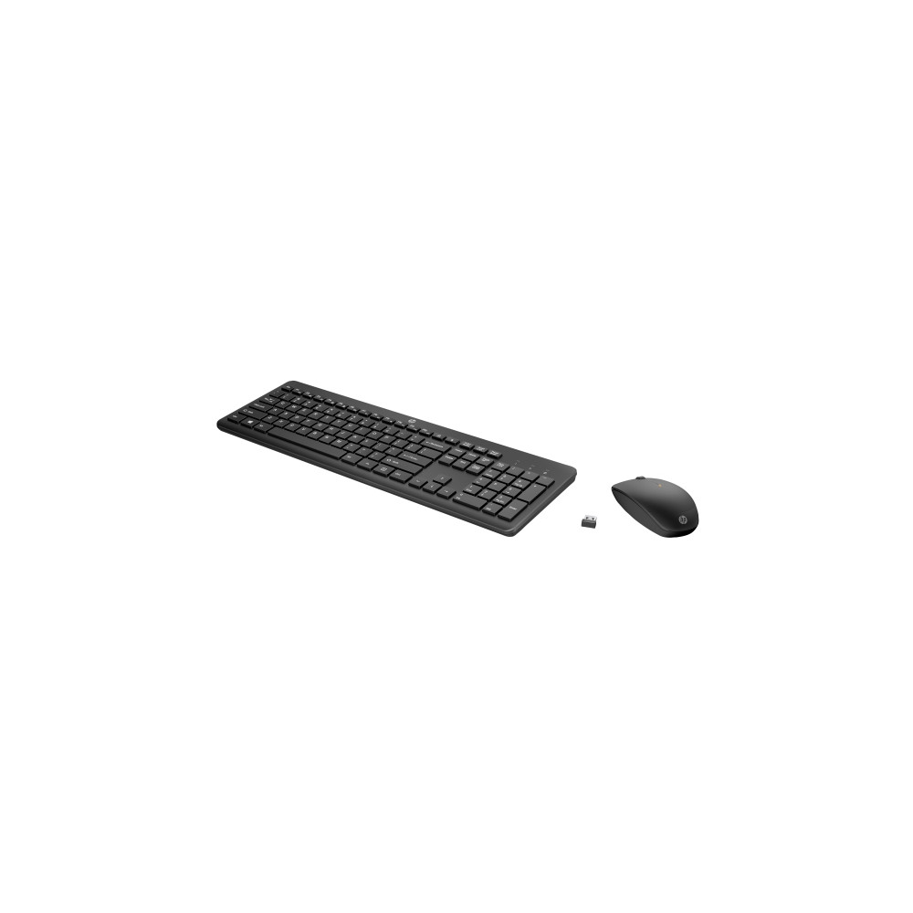 Produktbild för HP 235 - sats med tangentbord och mus full size - svart - Smart Buy Inmatningsenhet