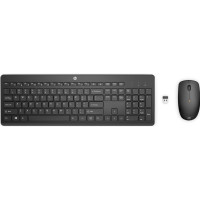 Produktbild för HP 235 - sats med tangentbord och mus full size - svart - Smart Buy Inmatningsenhet