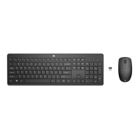 Produktbild för HP 235 - sats med tangentbord och mus full size - svart - Smart Buy Inmatningsenhet