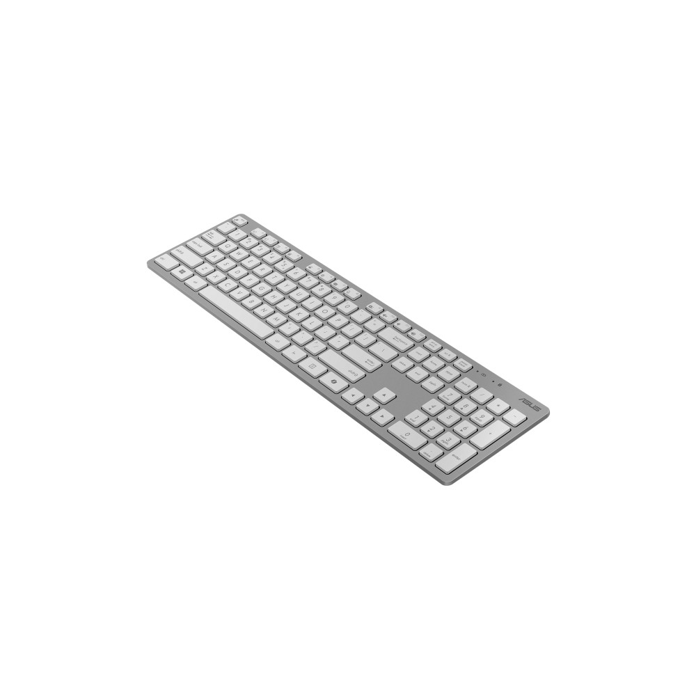 Produktbild för ASUS W5000 - sats med tangentbord och mus - 100% - vit Inmatningsenhet