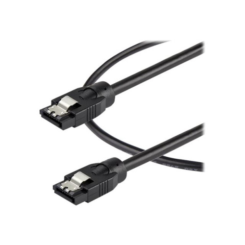 StarTech.com StarTech.com 0.6 m Round SATA Cable - Latching Connectors - 6Gbs SATA Cable - SATA-kabel - 60 cm